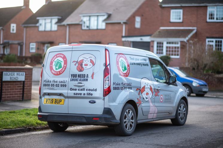 Home safety technician vehicle